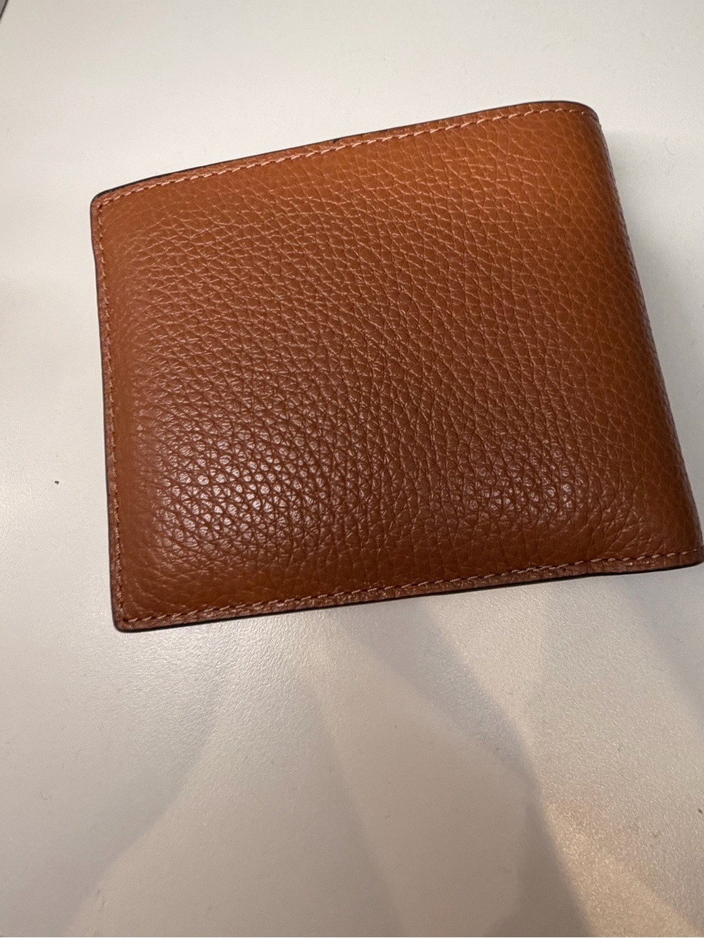 Coach Black Signature logo 3 in 1 Bi-Fold Wallet ID case new brown or green